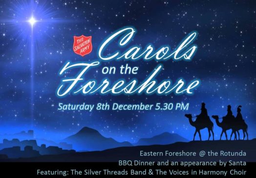 The Salvation Army presents Carols on the Foreshore