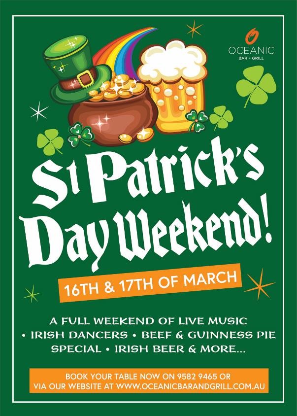 St Patrick's Day Weekend Whats On Mandurah